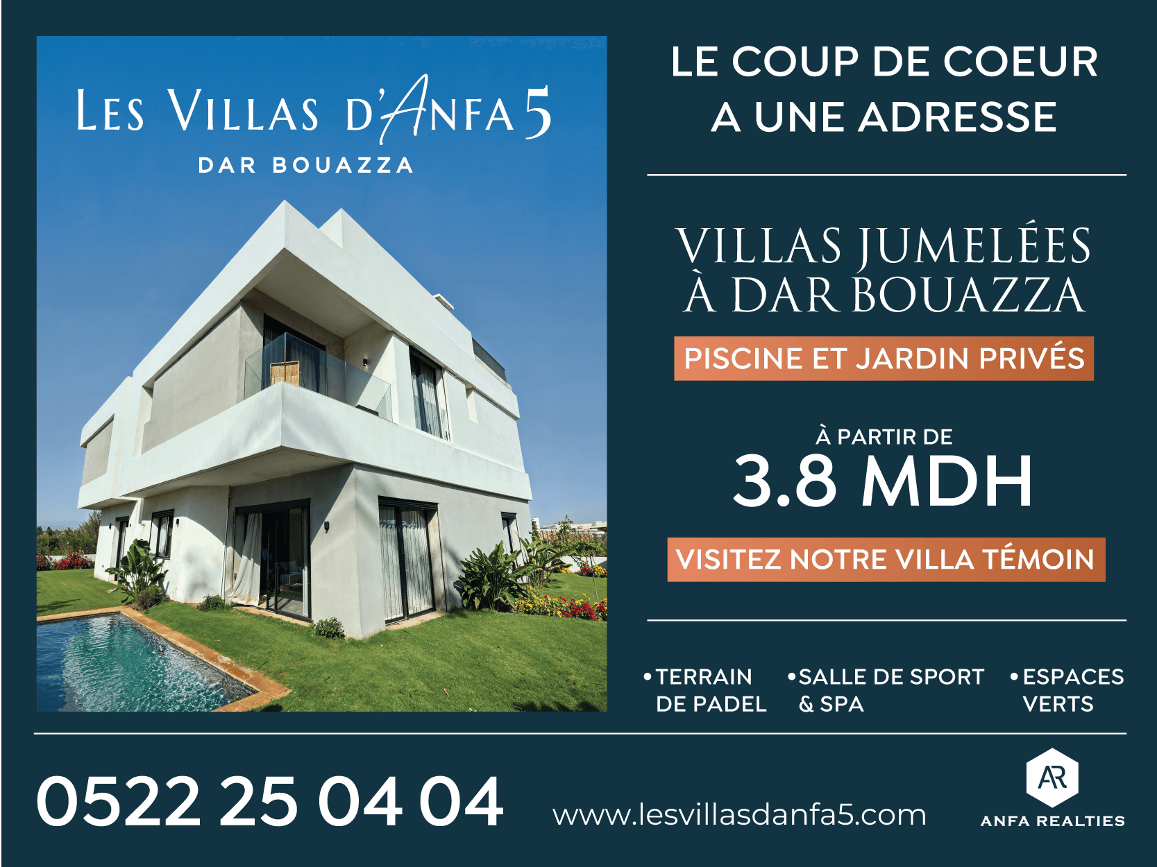 Lancement exclusif : Les Villas d'Anfa 5